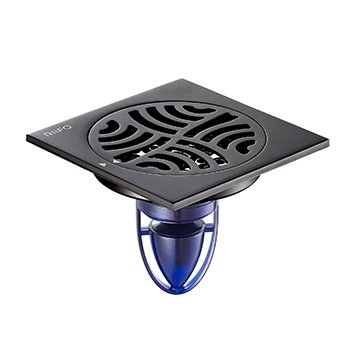 不锈钢地漏RF-79017Q（枪灰色）（磁悬。