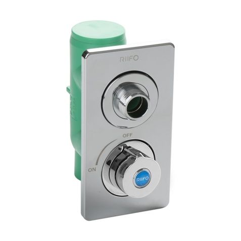 AZ113PPR暗装全通径角阀DN20（绿)（加高型）